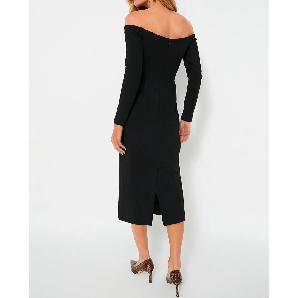 TUCKERNUCK Black Off the Shoulder Alva Dress - Picture 4 of 11